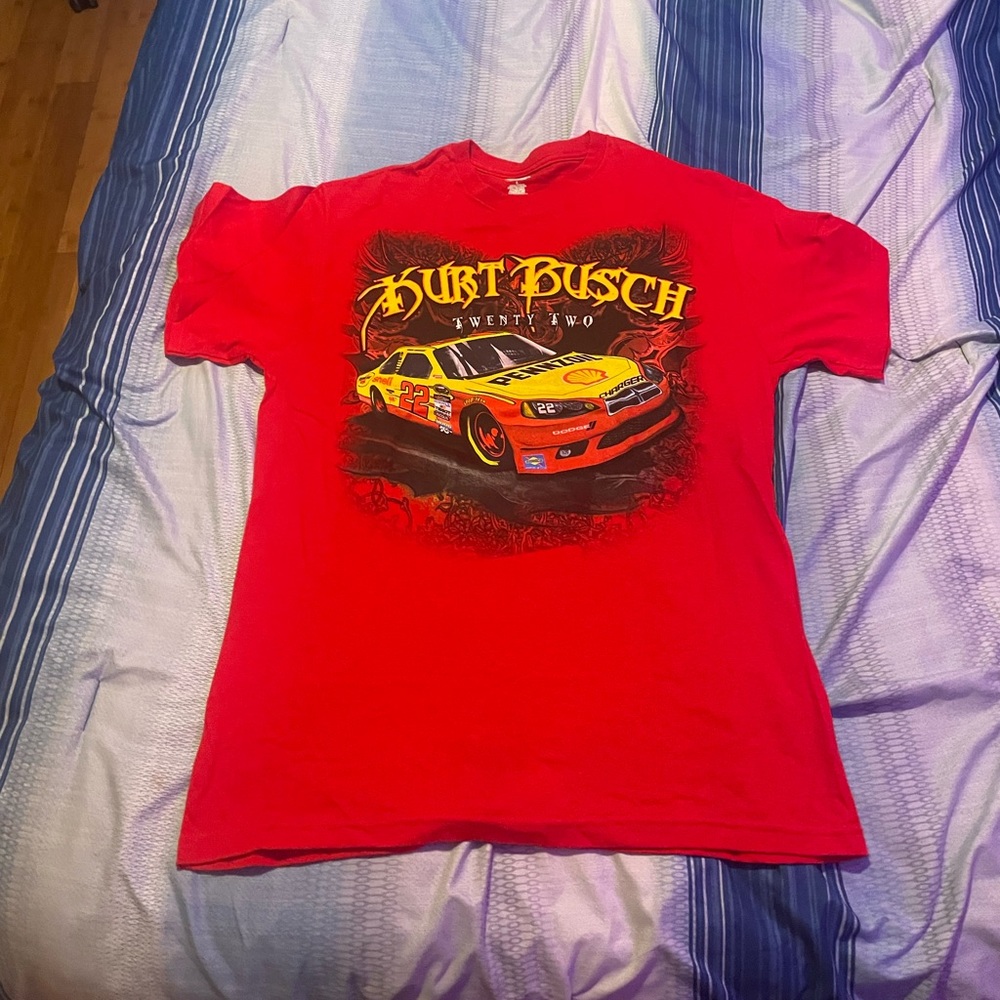 COPY - NASCAR T Shirt / Size Large / Kurt Busch